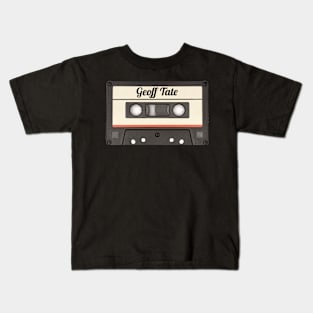 Geoff Tate / Cassette Tape Style Kids T-Shirt